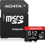 ADATA Micro SDXC 512GB High Endurance + SD adaptér