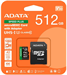 ADATA Micro SDXC 512GB Speed Plus + SD adaptér