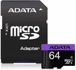ADATA Micro SDXC 64GB Premier + SD adaptér