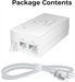 Alta Labs INJECTOR-POE+ Gigabitový PoE injektor, 48V, 30W