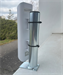 Anténní držák na parapet, výška 24cm, průměr 42mm