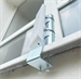 Anténní držák na parapet, výška 24cm, průměr 42mm