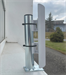 Anténní držák na parapet, výška 24cm, průměr 42mm