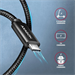 AXAGON BUCM2-CM25AB, USB-C napájecí kabel, 240W PD, 2.5m
