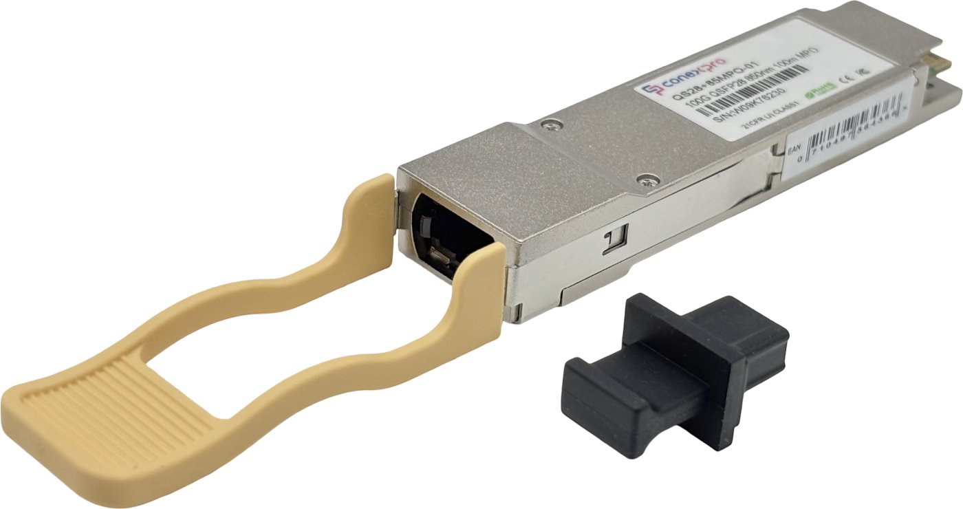 Conexpro 100G QSFP28 optický modul, MM, 850nm, 100m, MPO, DDM