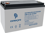 Conexpro baterie AGM 12V, 100Ah, životnost 10 let, M8