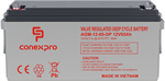 Conexpro baterie AGM 12V, 65Ah, životnost 10 let, M6, Deep cycle