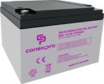 Conexpro baterie gelová, 12V, 28Ah, životnost 10-12 let, M5, Deep cycle