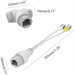 Conexpro GNT-5313AB, PoE splitter a slučovač