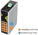 Conexpro GNT-IG1008GP-DC, Průmyslový PoE switch na DIN lištu, 8x LAN, 8x PoE