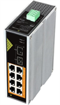 Conexpro GNT-IG1210FP-DC, Průmyslový PoE switch na DIN lištu, 8x LAN, 8x PoE, 2x SFP