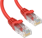 Conexpro patch kabel UTP, CAT5e, 0.5m, červený