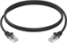 Conexpro patch kabel UTP, CAT5e, 1m, černý