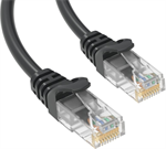 Conexpro patch kabel UTP, CAT5e, 1m, černý