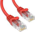 Conexpro patch kabel UTP, CAT5e, 1m, červený