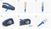 Conexpro průchozí konektor RJ45 FTP, CAT5E, zemnící PIN, Wire Cross