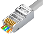 Conexpro průchozí konektor RJ45 FTP, CAT6, Wire Cross