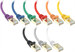 Conexpro slim patch kabel STP, CAT6A, 0.5m, bílý