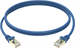 Conexpro slim patch kabel STP, CAT6A, 1m, modrý