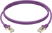 Conexpro slim patch kabel STP, CAT6A, 2m, fialový