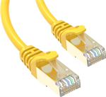 Conexpro slim patch kabel STP, CAT6A, 5m, žlutý