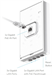 Cudy AP1300 Gigabitový nástěnný Access Point, AC1200