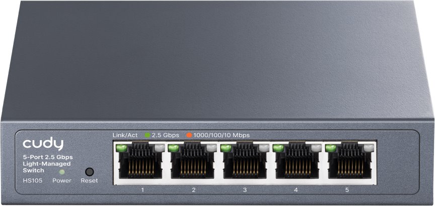 Cudy HS105 Multi-Gigabit light managed 2.5G Switch