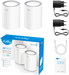 Cudy M3000 Wi-Fi 6 Mesh System, AX3000, 2 pack, bílý, nefunkční LED
