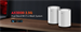 Cudy M3000 Wi-Fi 6 Mesh System, AX3000, 2 pack, bílý, nefunkční LED