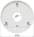 Dahua PFA103 Adaptér držáku
