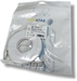 Dataway plochý patch kabel UTP, CAT6A, 10m, bílý