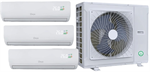 DEYE Hybridní AC/DC Solární Multi-Split klimatizační set, 27kW vnější + 3x 12kW vnitřní jednotka