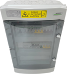 Elektrický rozvaděč FV3AC40CS25WMB. 3-fázový, AC, 10KW, manuální přepínač sítě a zálohy, wallbox příprava