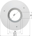 Hikvision DS-1227ZJ Podhledový držák pro kamery