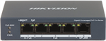 Hikvision DS-3E0505HP-E PoE switch, 4x PoE, 60W
