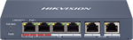 Hikvision DS-3E1106HP-EI Smart managed PoE switch, 4x PoE, 65W