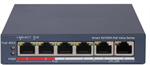 Hikvision DS-3E1106P-EI/M Smart managed PoE switch, 4x PoE, 45W