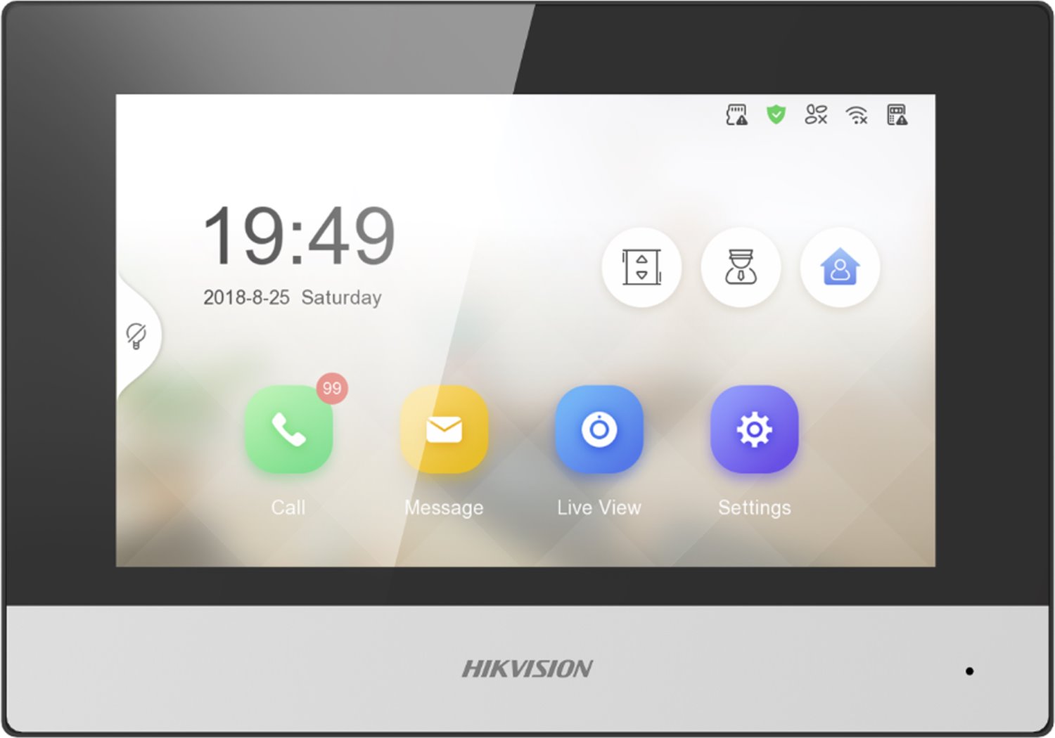 Hikvision DS-KH6320-WTE1, IP interkom s 7" displejem a WiFi
