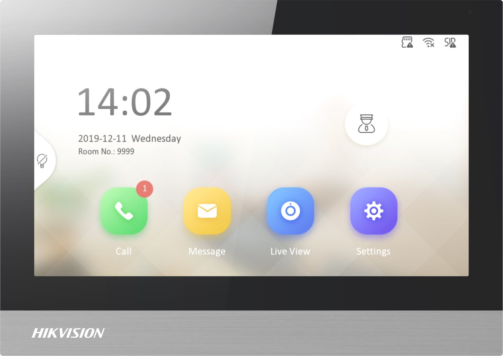 Hikvision DS-KH8380-WTE1, IP interkom s 7" displejem a WiFi