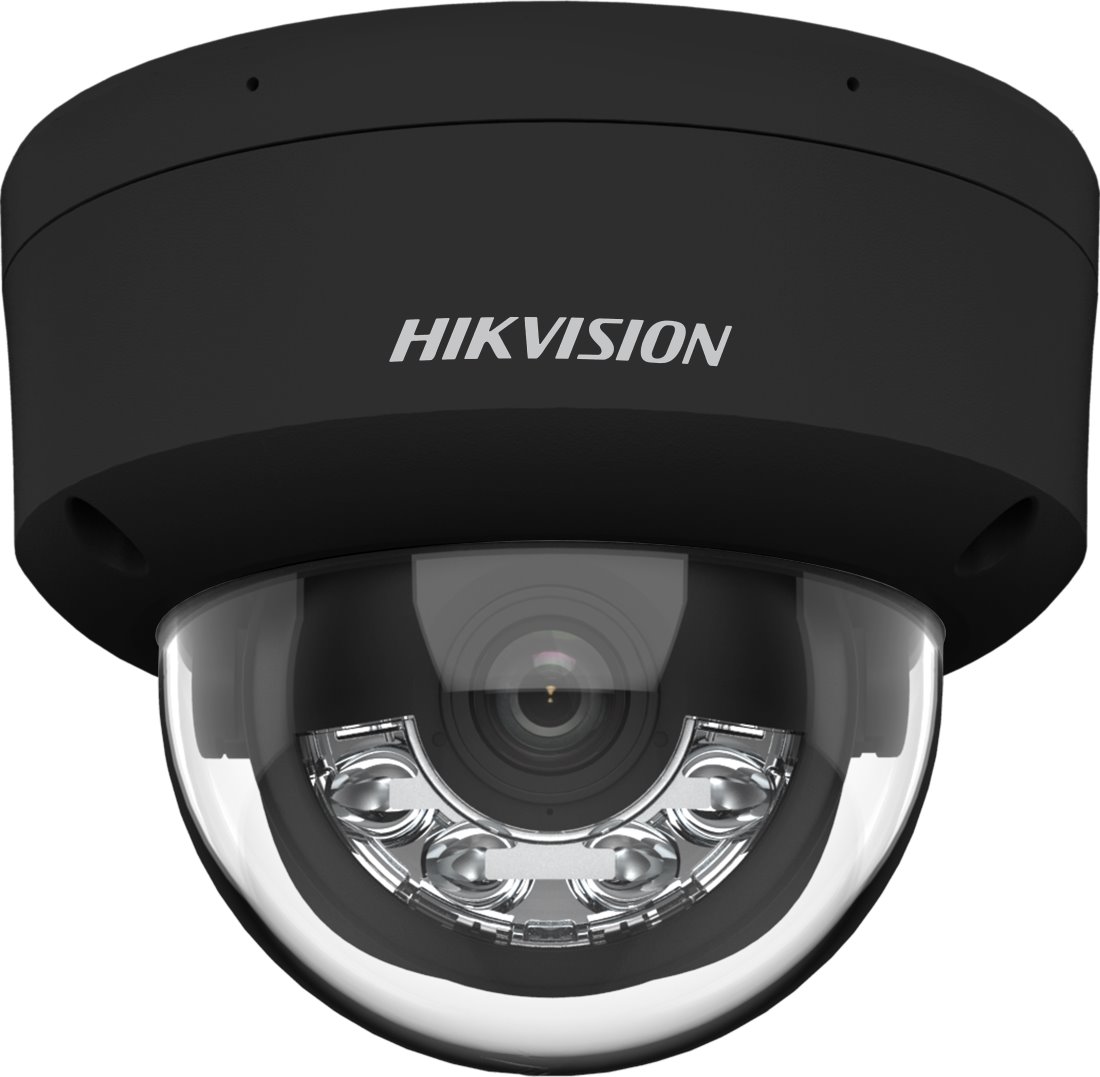 Hikvision IP dome hybrid kamera DS-2CD2123G2-LIS2U(2.8mm)(BLACK), 2Mpx, 2.8mm, AcuSense, Černá
