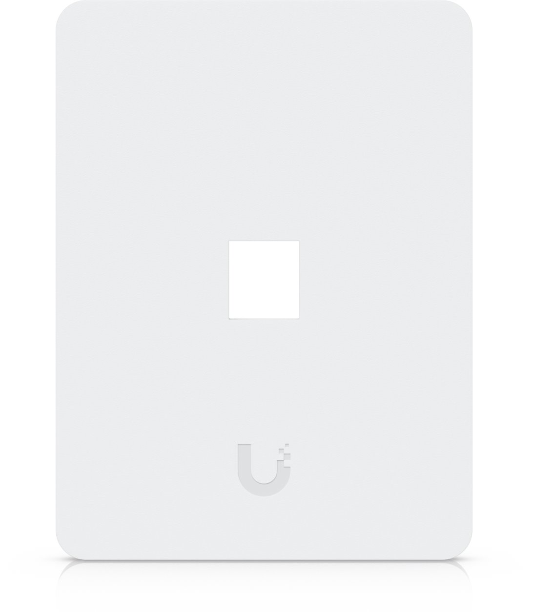 Ubiquiti Universal wall plate for 1 keystones, vertical, paintable, 4 pack