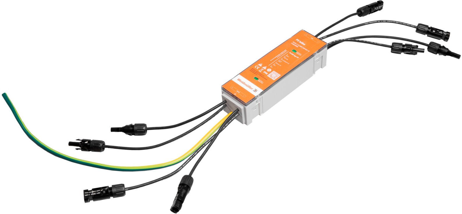 Weidmüller PVI DC 1I 1O 2MPP SPD1 MC4 10, DC combiner box for 2 PV strings
