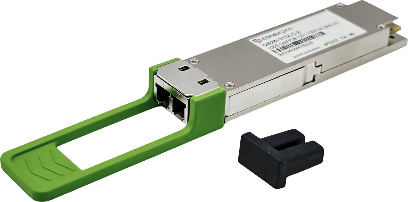 Conexpro 100G QSFP28 optical module, SM, 1310nm, 2km, 2x LC, CWDM, DDM