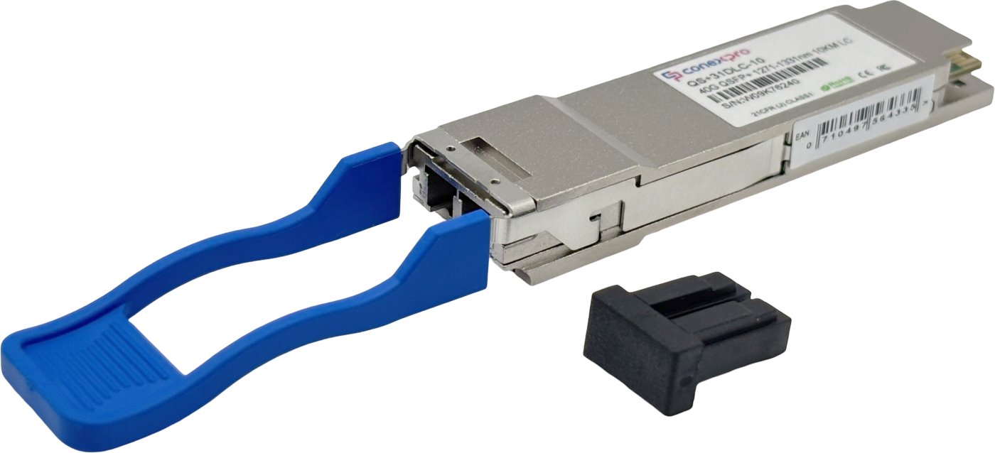 Conexpro 40G QSFP+ optical module, SM, 1310nm, 10km, 2x LC, CWDM, DDM