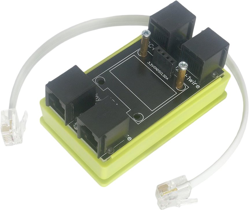 Tinycontrol tB4 Expansion Board with 1-Wire and 4x RJ12 for LAN Controller LK3 and LK4