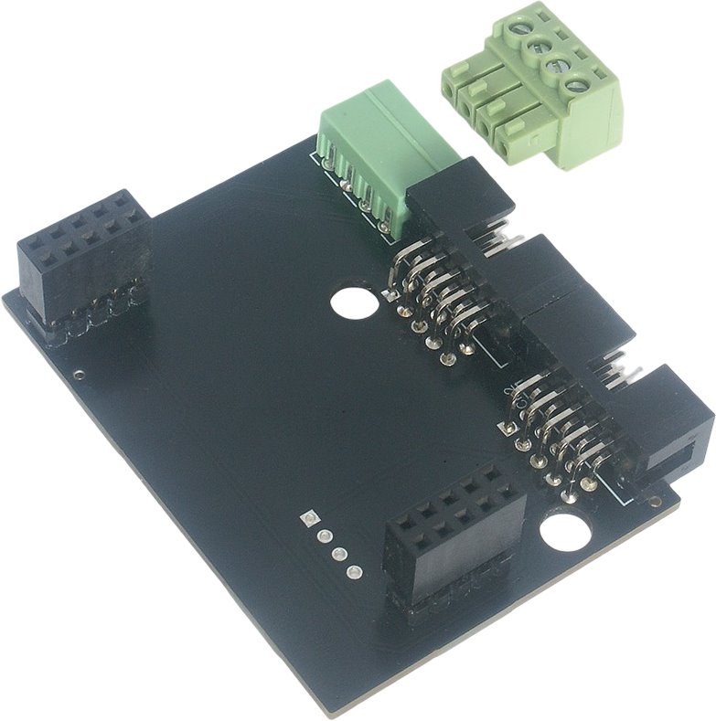 Tinycontrol tHAT4 Expansion Board with 2x IDC10 and MODBUS for LAN Controller LK3