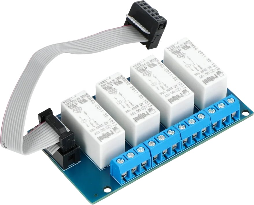Tinycontrol Expansion Module 4x Relay 250VAC/16A for LAN Controller LK3 and LK4
