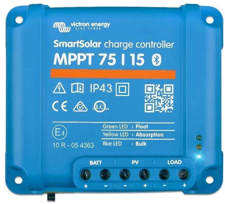 Victron SmartSolar 75/15 MPPT Solar charge controller with Bluetooth