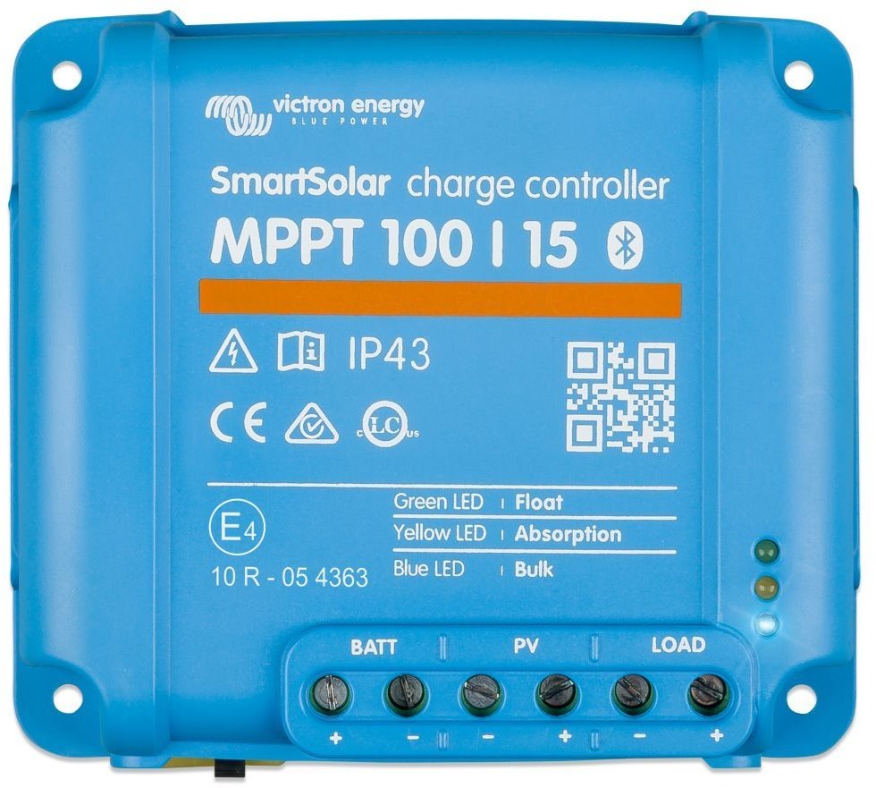 Victron SmartSolar 100/15 MPPT Solar charge controller with Bluetooth