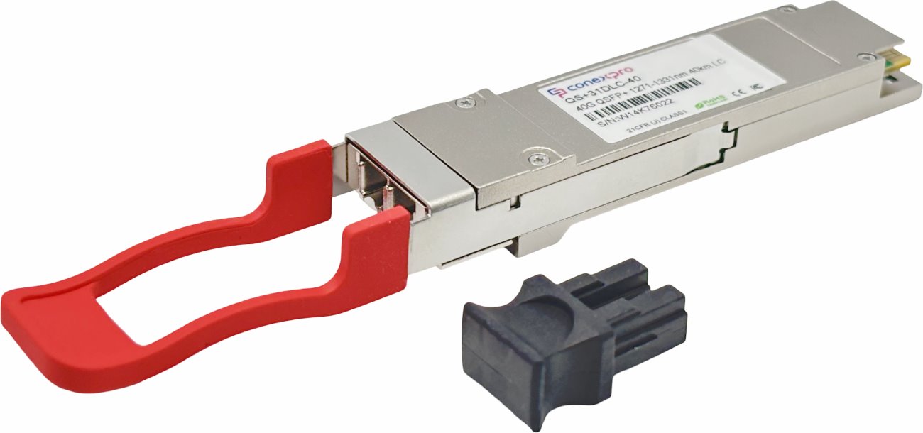 Conexpro 40G QSFP+ optical module, SM, 1310nm, 40km, 2x LC, CWDM, DDM